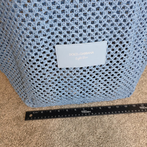 Dolce & Gabbana Summer Beach Straw Large Tote Bag With Matching Sun Stra… - Picture 4 of 10